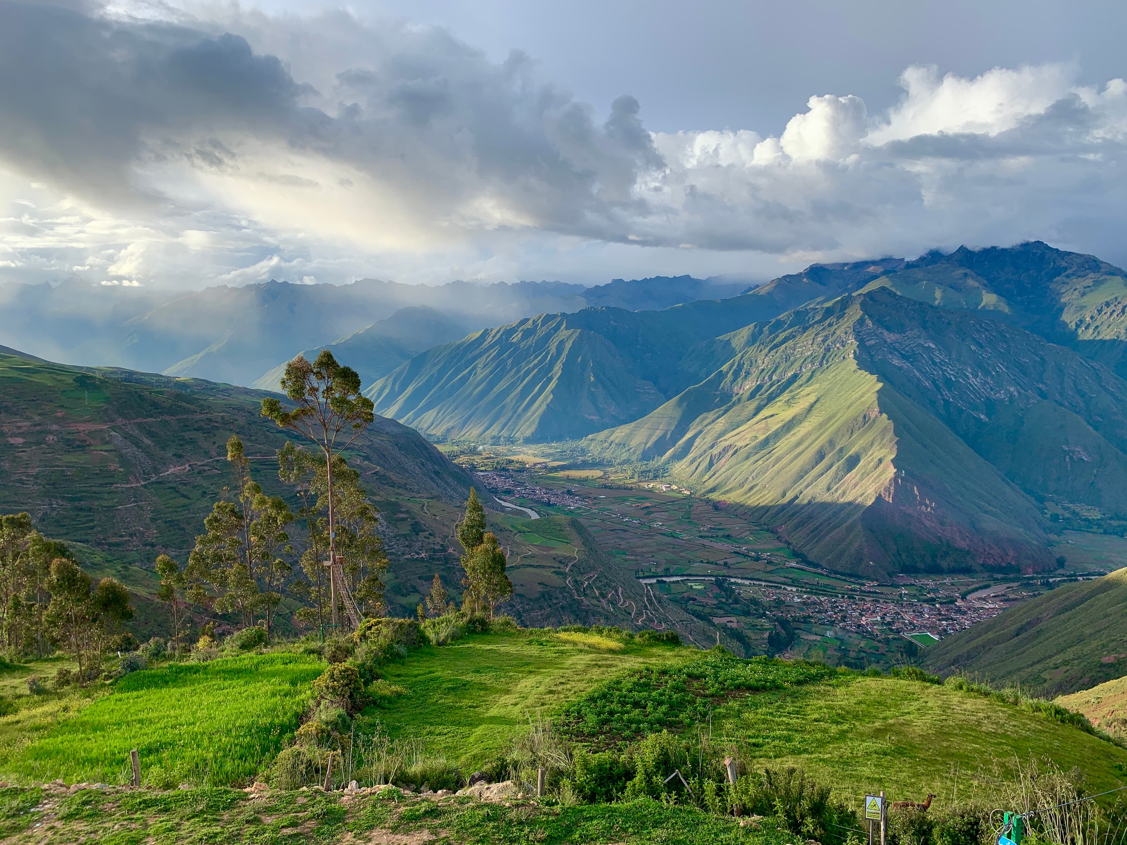 Sacred Valley landscape in Peru