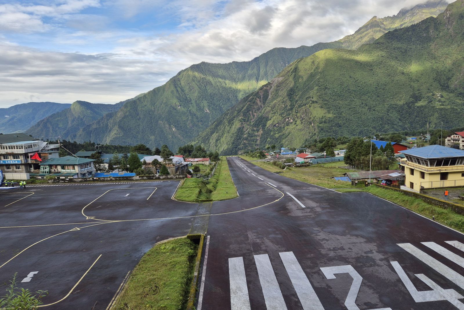 Lukla airstrip, the gateway to the Everest Base Camp trek